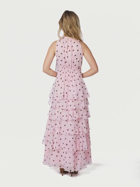 Marli big dot dress, light pink