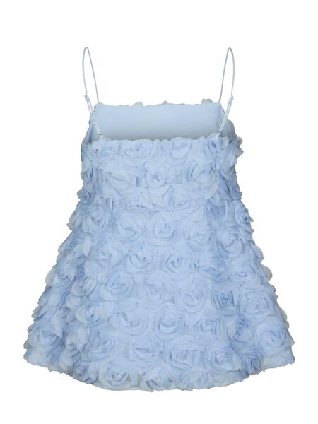 Kenli flower top, Light blue