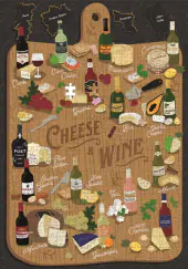 Cheese & wine 500 piece jigsaw puzzle