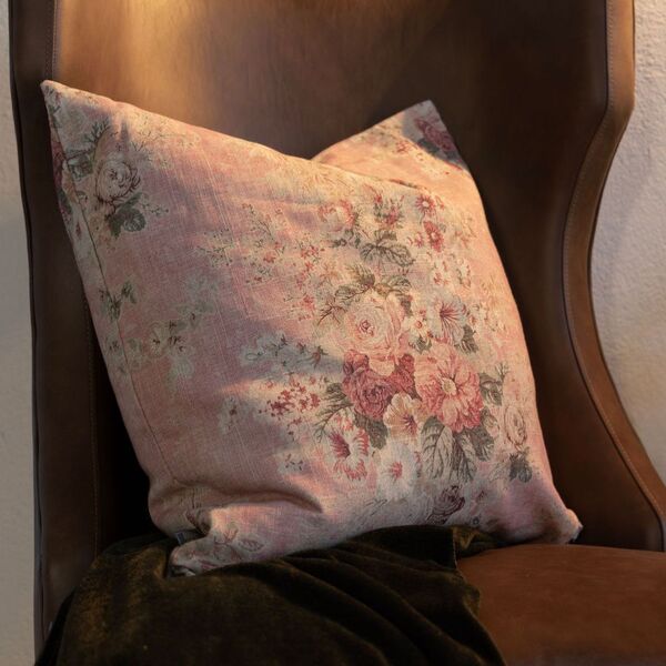 Belle rose cushion cover 50x50, rose flower