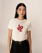 Poussin t-shirt, ecru