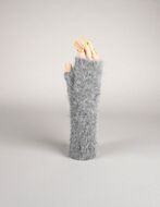 Mia wristwarmers, mid grey