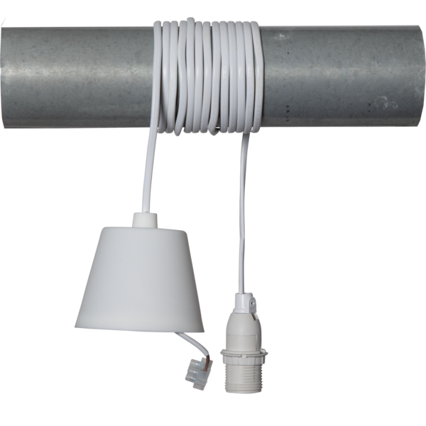 E14 basic johtosarja, valkoinen