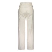 Cotton trousers wide, white