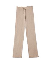 Jersey pajama set, light beige melange