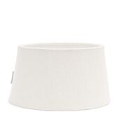 Linen taper lampshade white 30x17