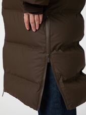Viviana C puffer jacket, dark brown
