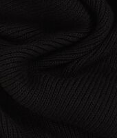 K/Signature knit scarf, black/white