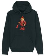 Organic hoodie Filou XXIX, black