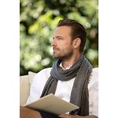 Helsinki scarf 70x195, dark grey melange