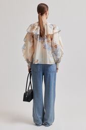 Lugana frill blouse, windsurfer