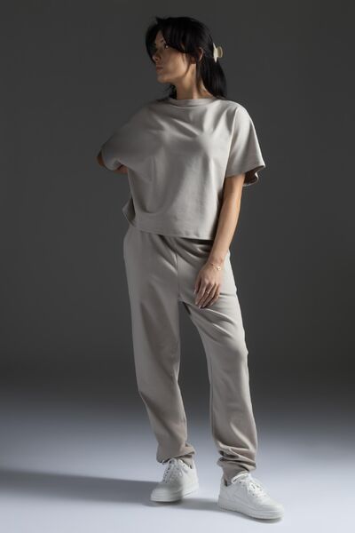 Lounge by luin T-shirt, pale sand