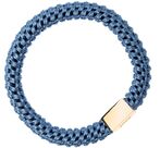 Fat hair ties, blue