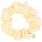 Satin scrunchie, pale yellow