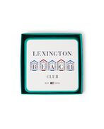 Beach club printed paper coaster (Set of 6)