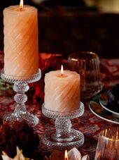 Kierrekynttilä 7cm, valkoinen