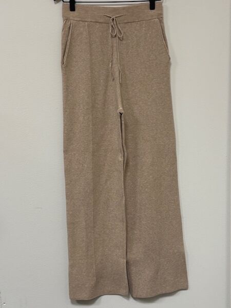 Knit pants, taupe