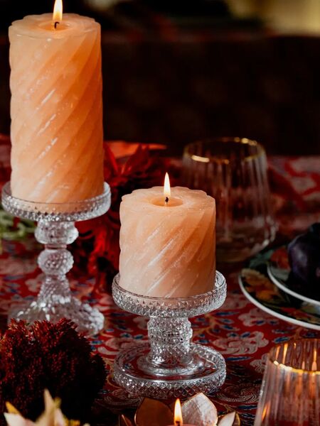 Kierrekynttilä 7cm, valkoinen