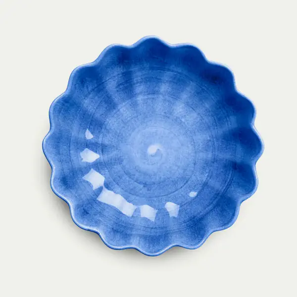 Oyster bowl 24cm, light blue