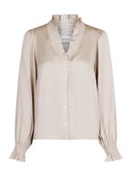 Brielle satin blouse, champagne
