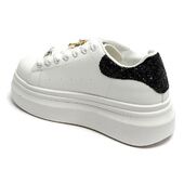 Sneakers with charms, black