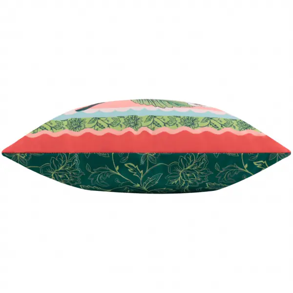 Anemone strawberries ourdoor cushion 43x43, multi