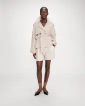 Vogue trench coat, sable