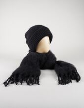 Aurora scarf 35x160, black