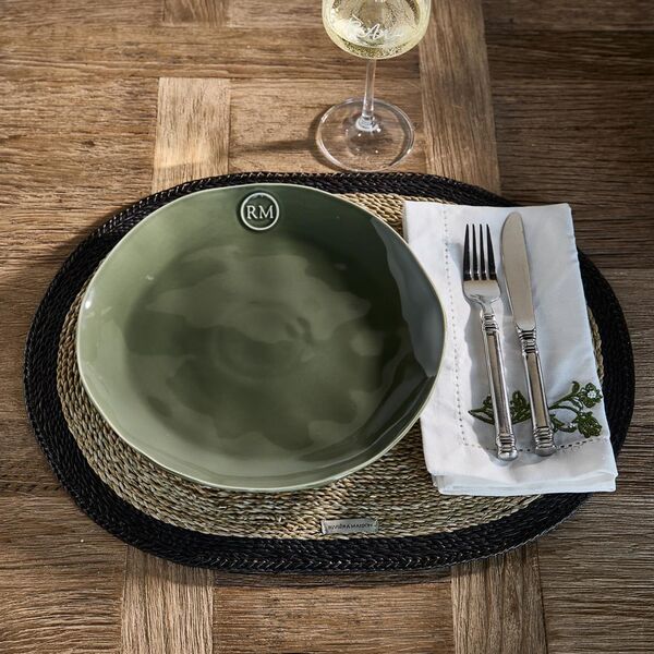 Portofino dinner plate, green