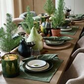 Portofino breakfast plate, green