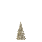 Christmas tree with glitter 15cm, champagne