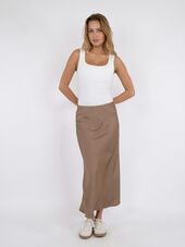 Bovary skirt, dark taupe
