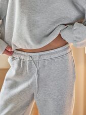 Kinsley sweatpants, light grey melange