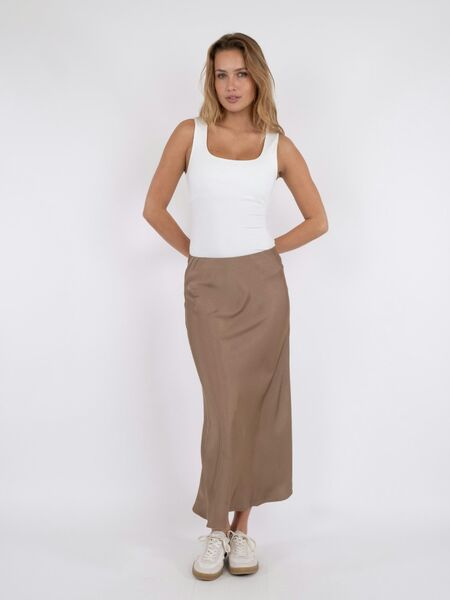 Bovary skirt, dark taupe
