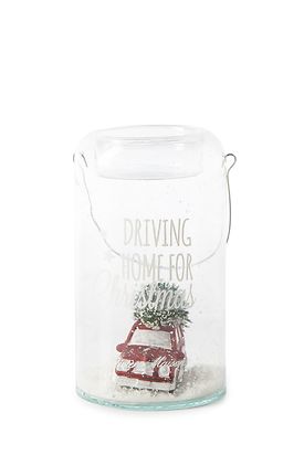 DRIVING HOME FOR CHRISTMAS TEALIGHT HOLDER