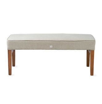 COPENHAGEN BENCH 120CM LINEN FLAX