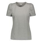 T-shirt puff shoulder, grey melange