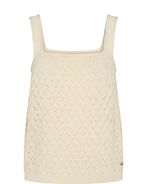 Oxana knit top, pearled ivory