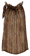 Elisabeth top, brown leopard