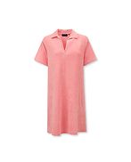 Kailey organic cotton terry dress, pink