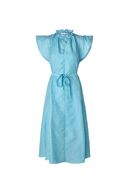 Karookh long dress, blue topaz