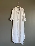 Joan cotton dress, white
