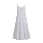 Lara long dress, white