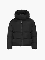 Boxy puffer jacket, black