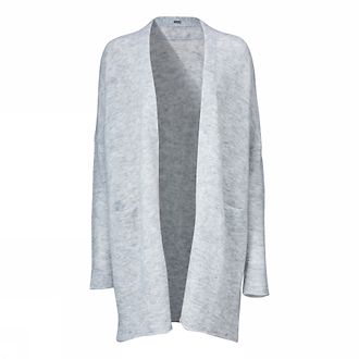 LOOSE CARDIGAN harmaa meleerattu