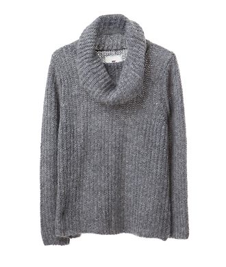 JOE MOHAIR SWEATER heather gray melange