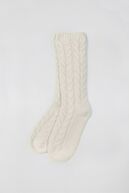 Bellecote cashmere socks, ivory