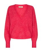 Thora knit cardigan, teaberry