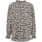 Vilma blouse, sand leopard